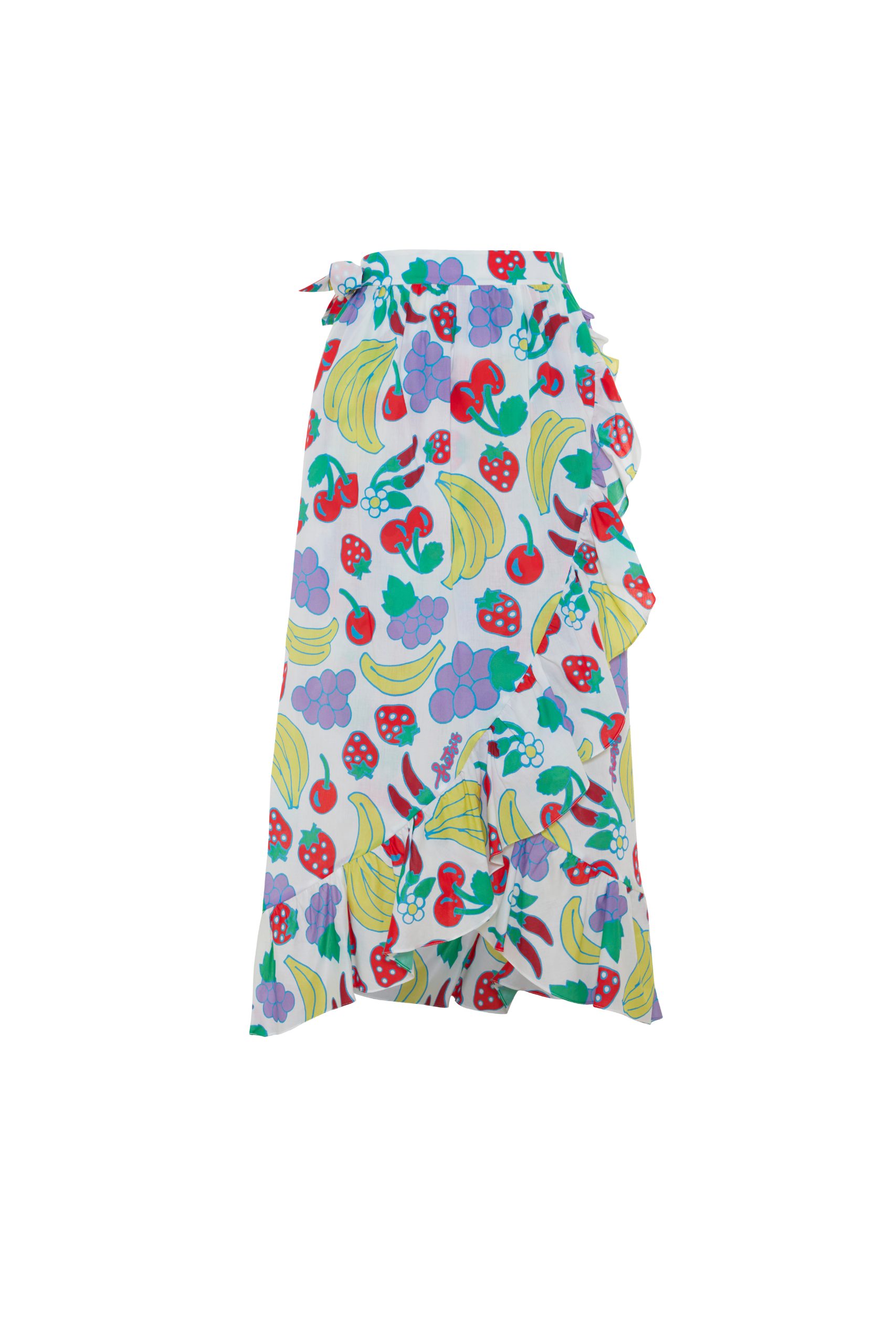 FRUTTI WRAP SKIRT